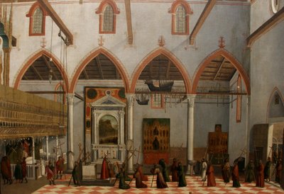 Vision of the Prior Ottobon with the Appearance of the Crucifixes of Mount Ararat in the Church of St. Anthony of Castello by Vittore Carpaccio
